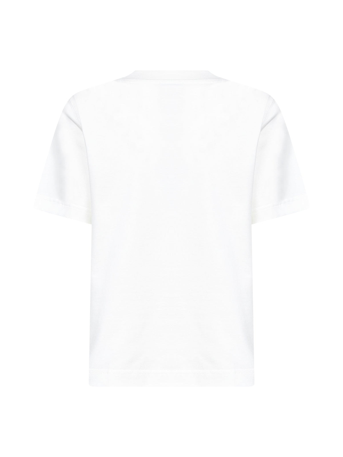 BURBERRY Burberry Women Chalk White Cotton Logo T-Shirt