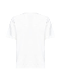 BURBERRY Burberry Women Chalk White Cotton Logo T-Shirt
