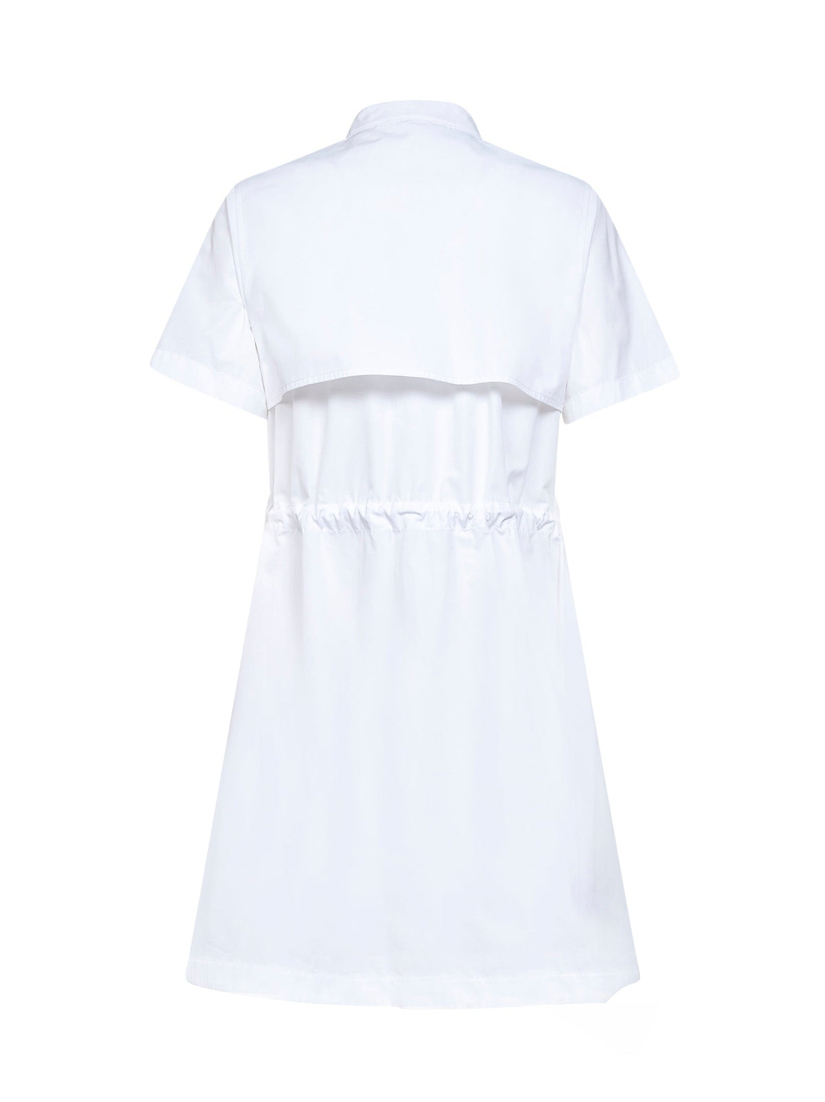 BURBERRY Burberry Women Optical White Cotton Poplin Short Dress