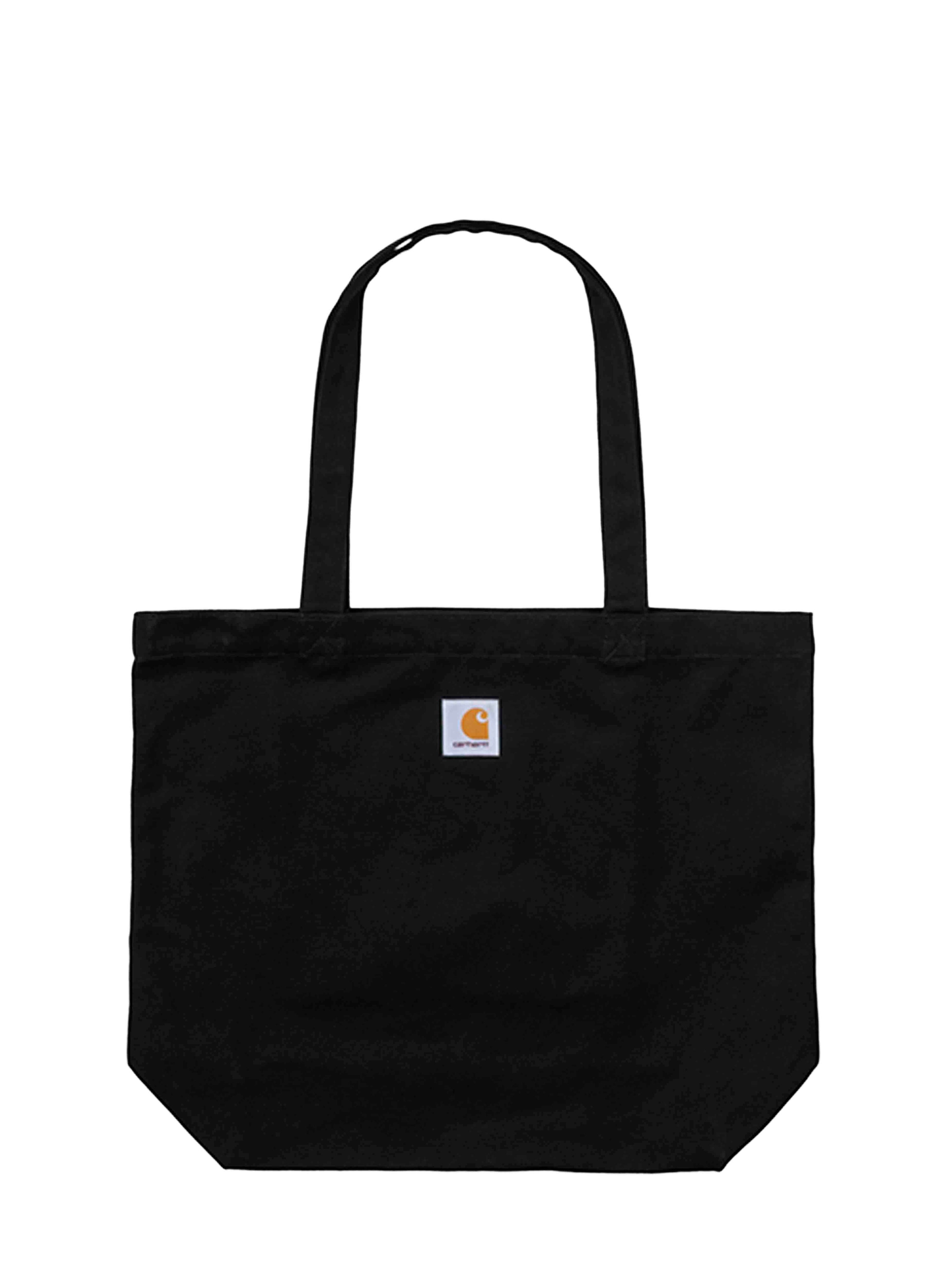 CARHARTT WIP Carhartt Wip Men Black Canvas Graphic Tote Tote Bag