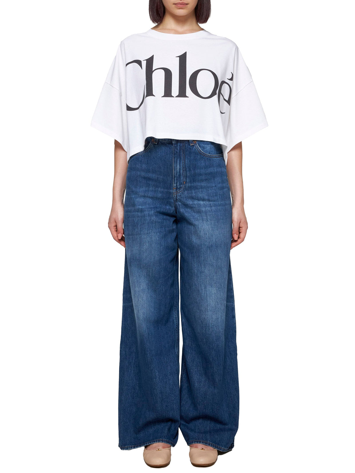 CHLOé Chloé Women Wide-Leg Denim Jeans