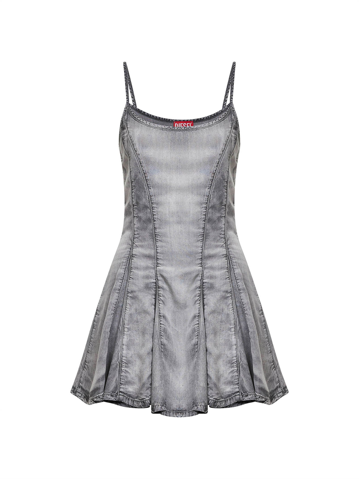 DIESEL Diesel Women Grey De-Spoky-Fsi Flared Mini Dress