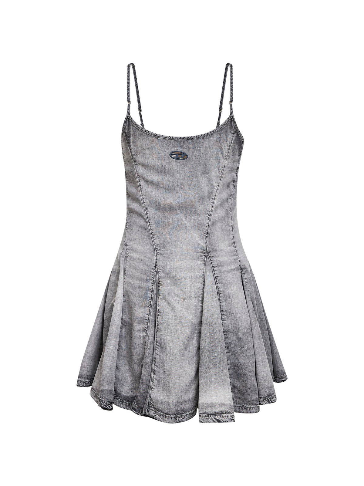 DIESEL Diesel Women Grey De-Spoky-Fsi Flared Mini Dress