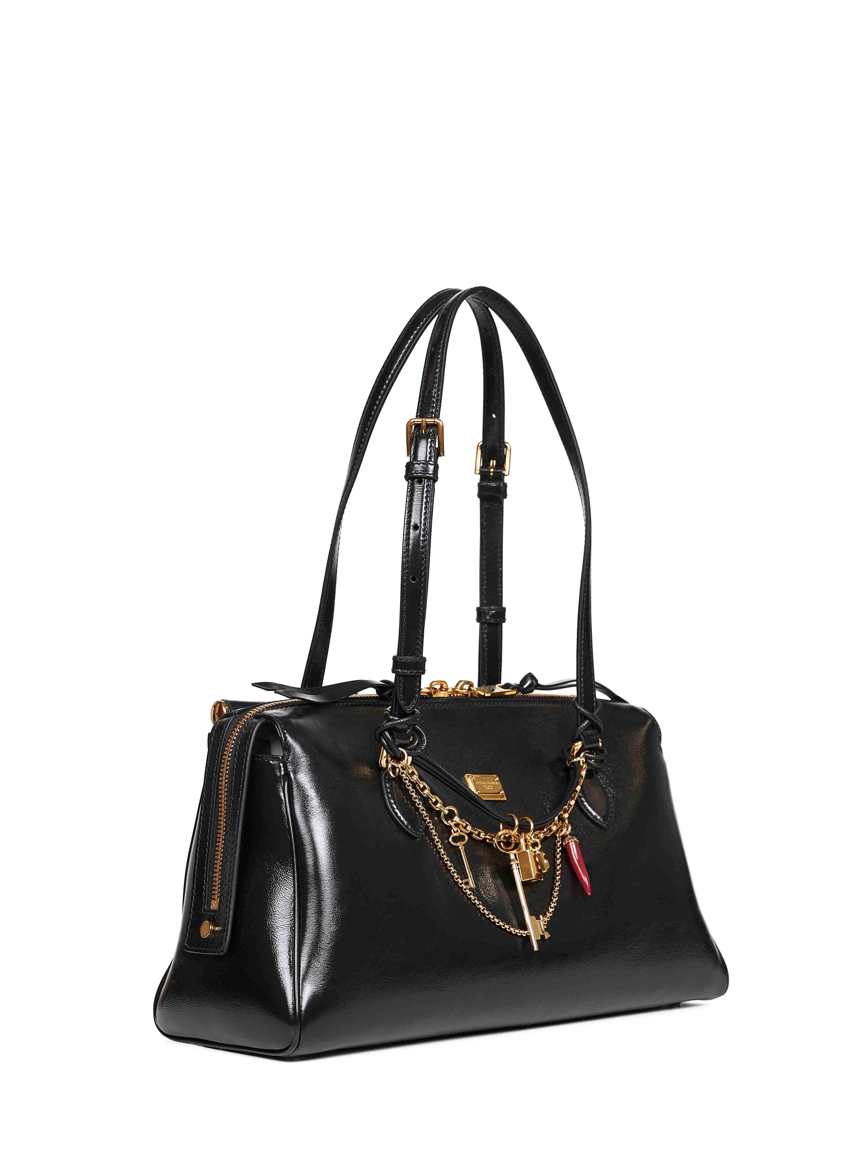 Dolce & Gabbana Women Black Vittoria Handbag