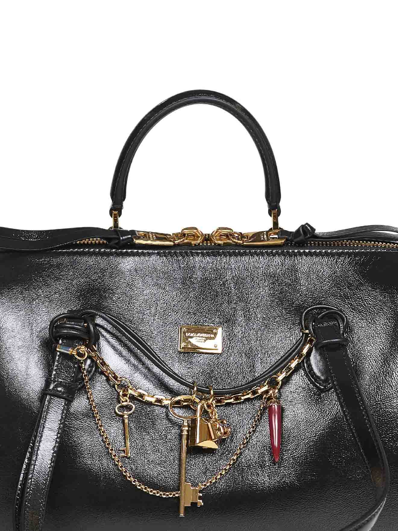 Dolce & Gabbana Women Black Vittoria Handbag