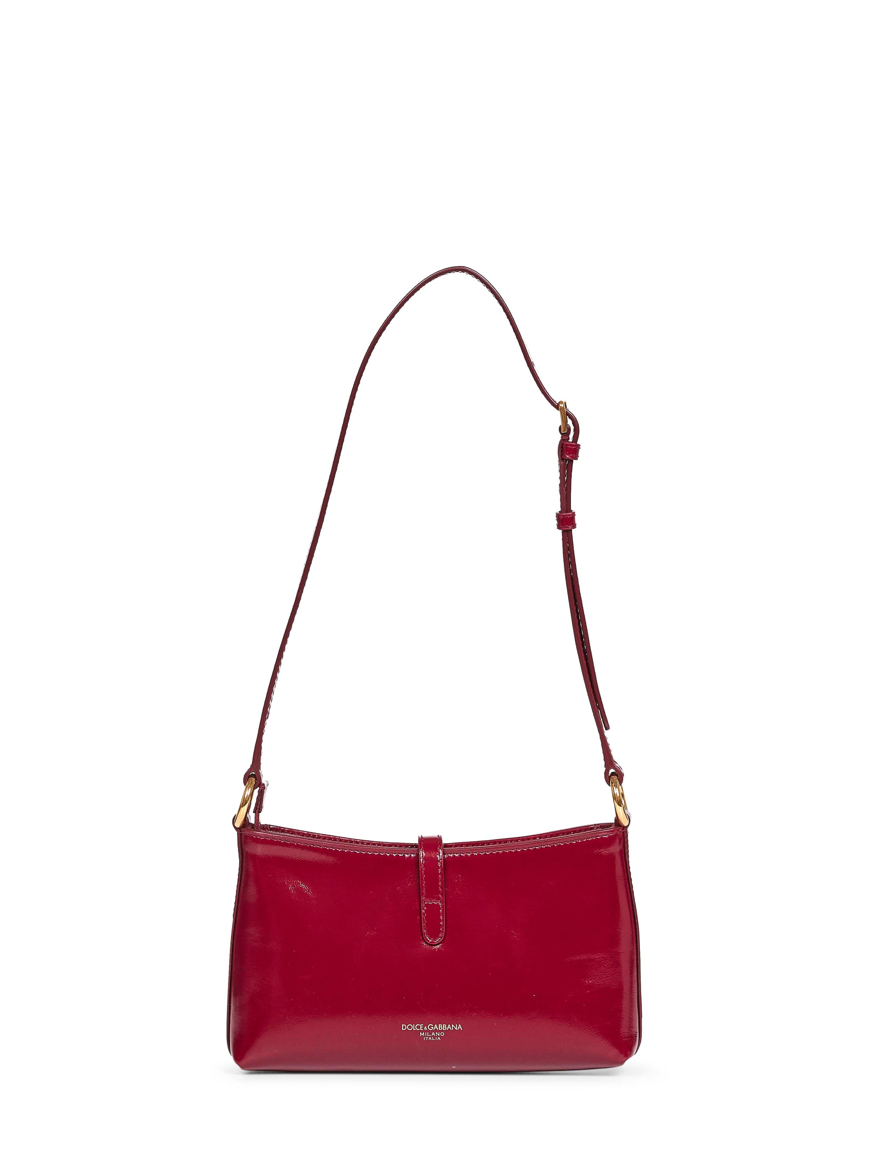 Dolce & Gabbana Women Red Lock Shoulder Bag