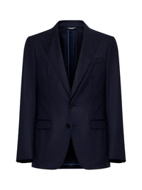 Dolce & Gabbana Men Wool Single-Breasted Blazer