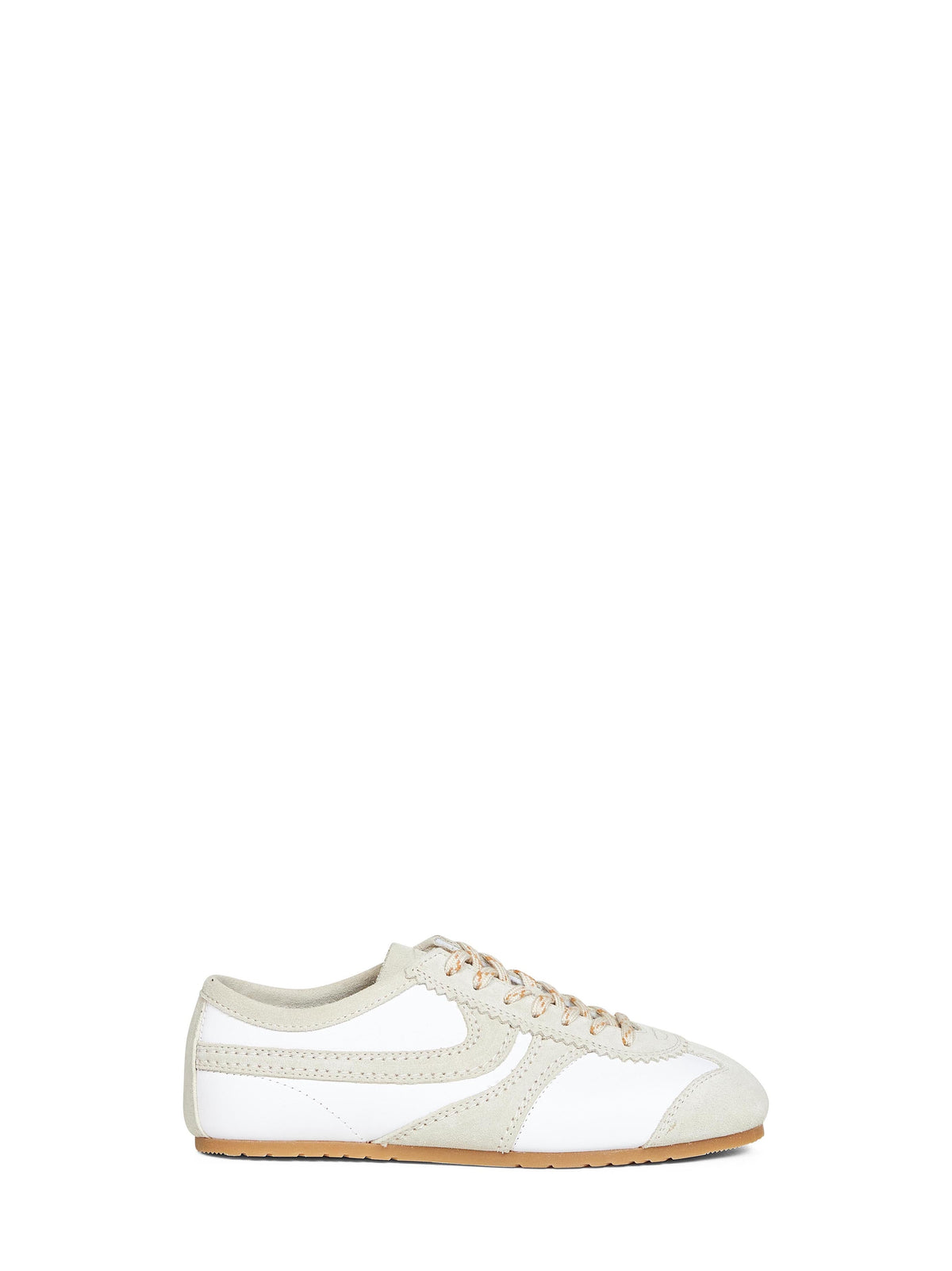Dries Van Noten Women White Nappa Leather Sneakers