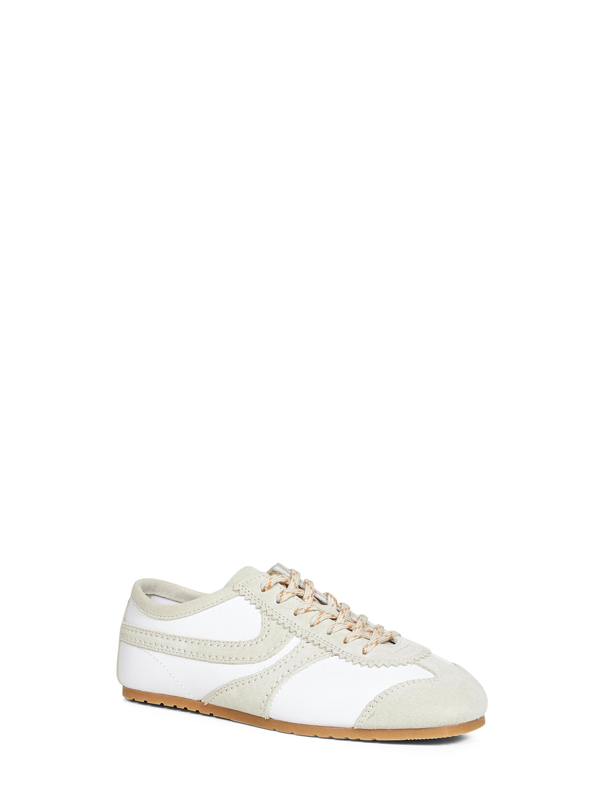 Dries Van Noten Women White Nappa Leather Sneakers