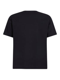 Dries Van Noten Men Black Jersey Regular-Fit Crewneck T-Shirt