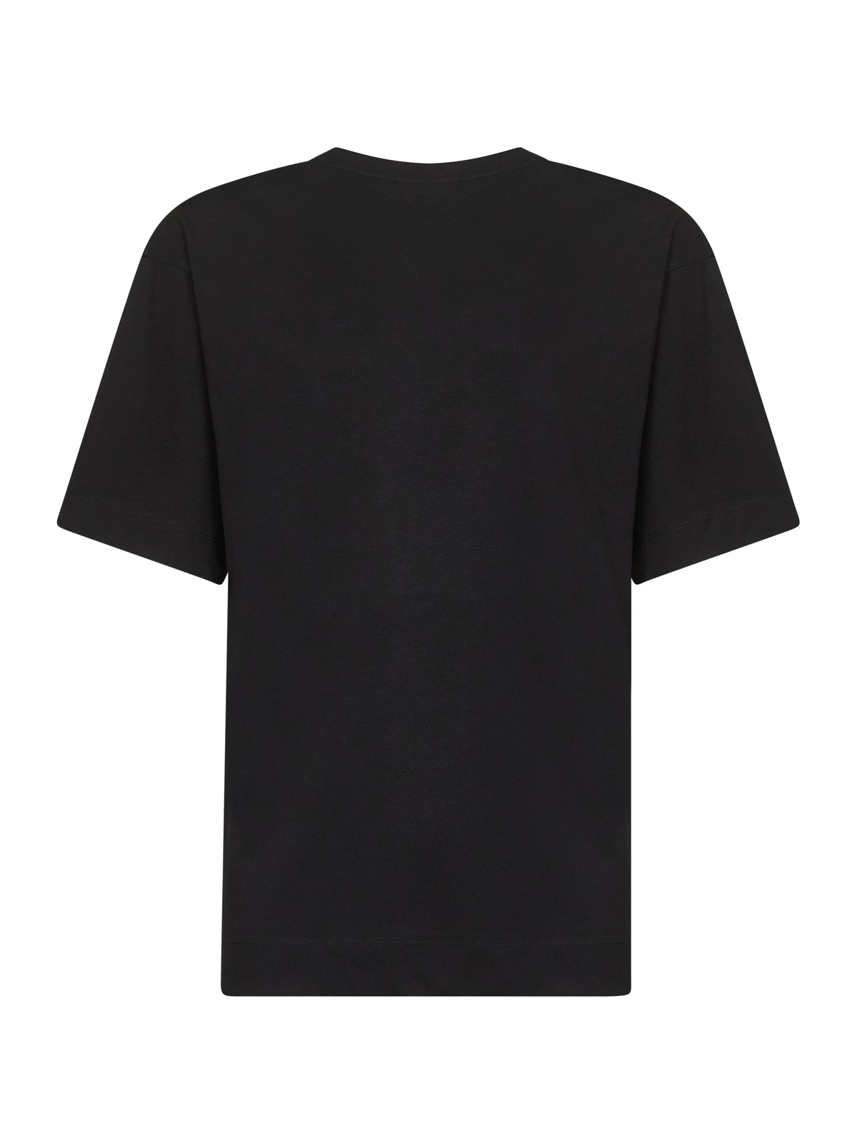 DRIES VAN NOTEN Dries Van Noten Men Black Cotton Jersey Oversized T-Shirt