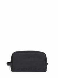Fendi Men Black Ff Toiletry Case Medium
