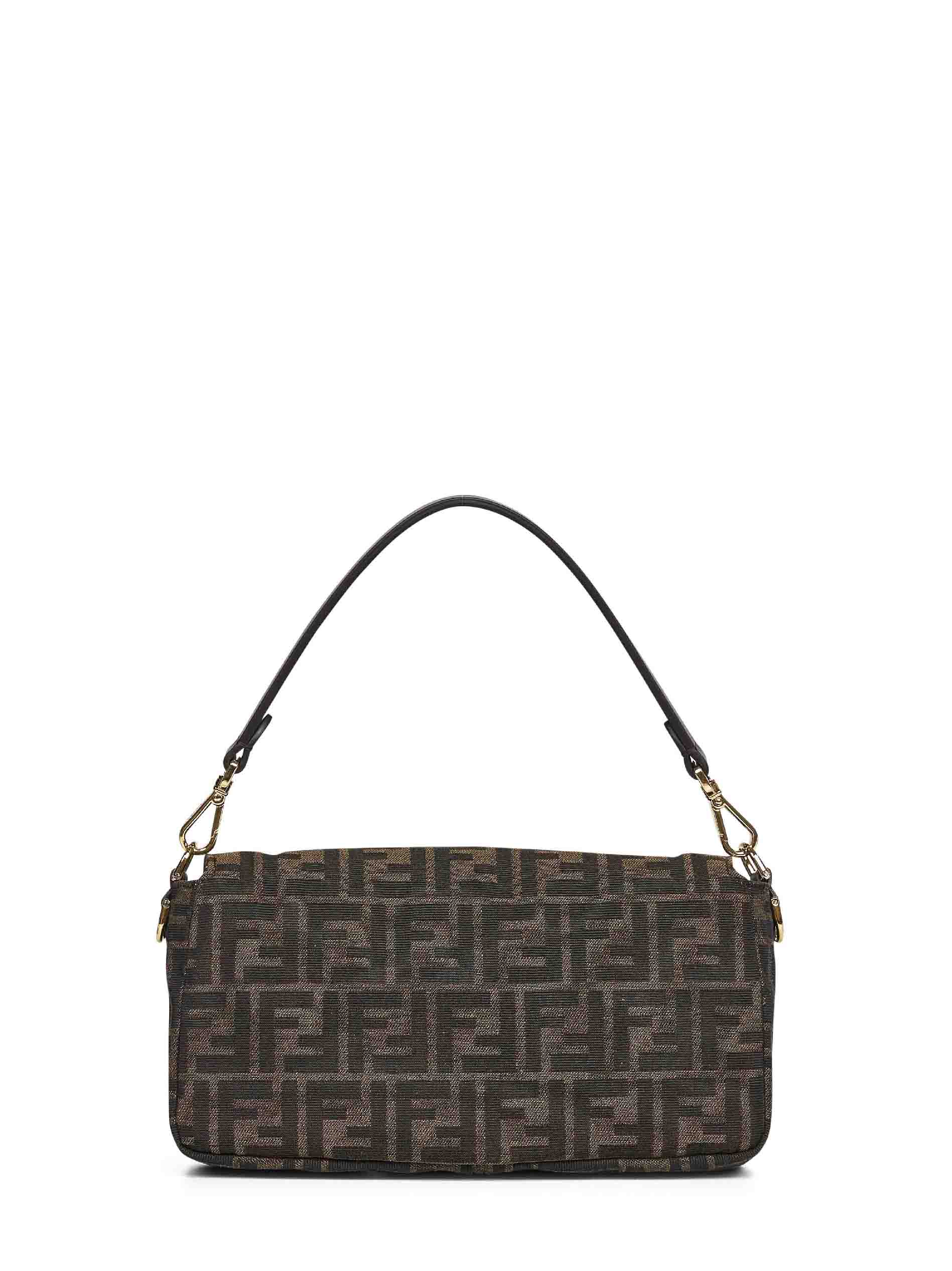 Fendi Women Tobacco Brown Baguette Shoulder Bag