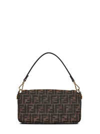 Fendi Women Tobacco Brown Baguette Shoulder Bag