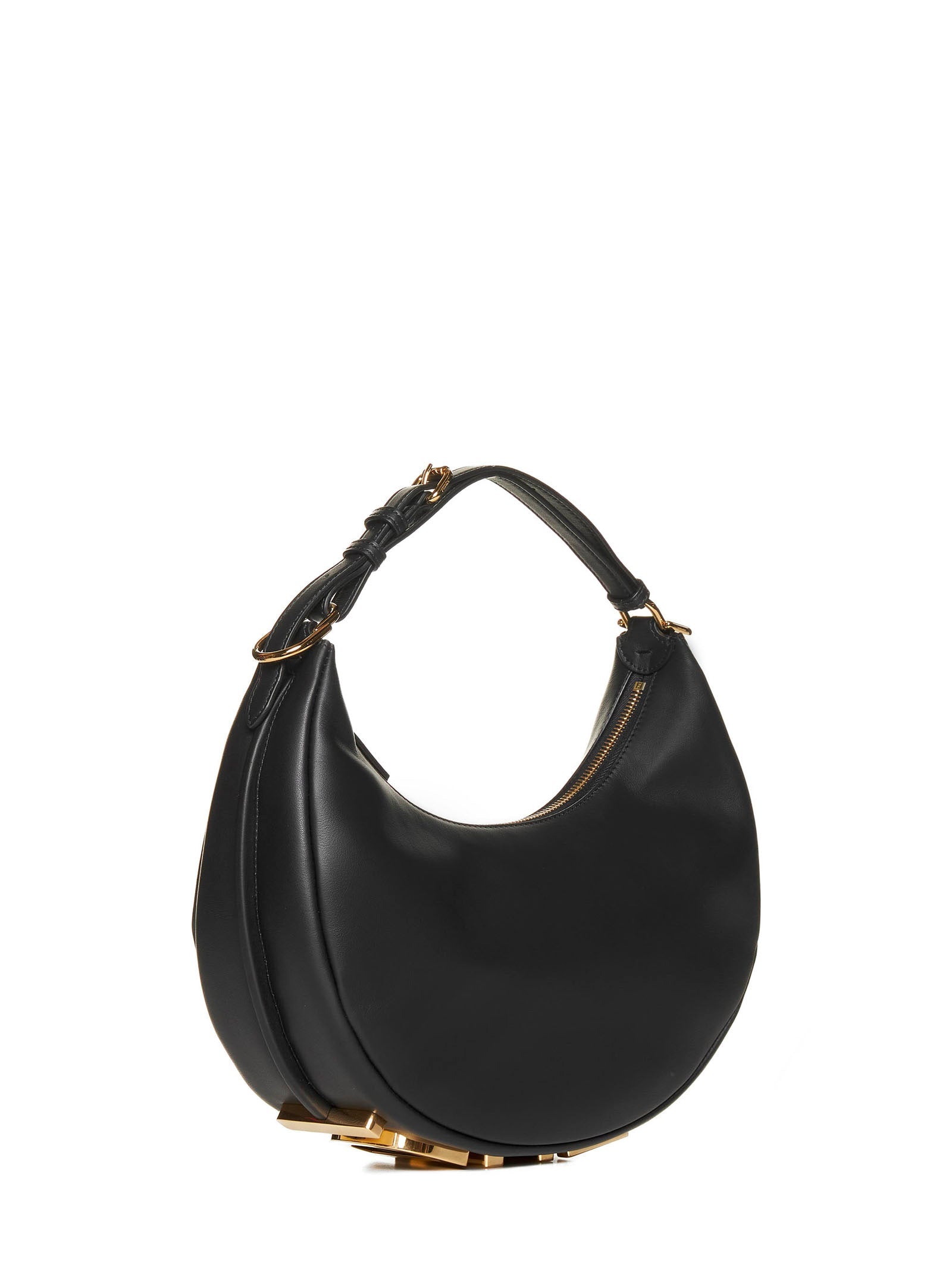 FENDI Fendi Women Fendigraphy Black Leather Bag