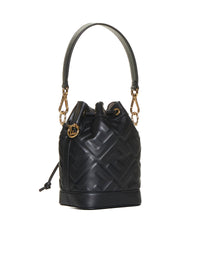 Fendi Women Mon Tresor Ff Leather Mini Bag