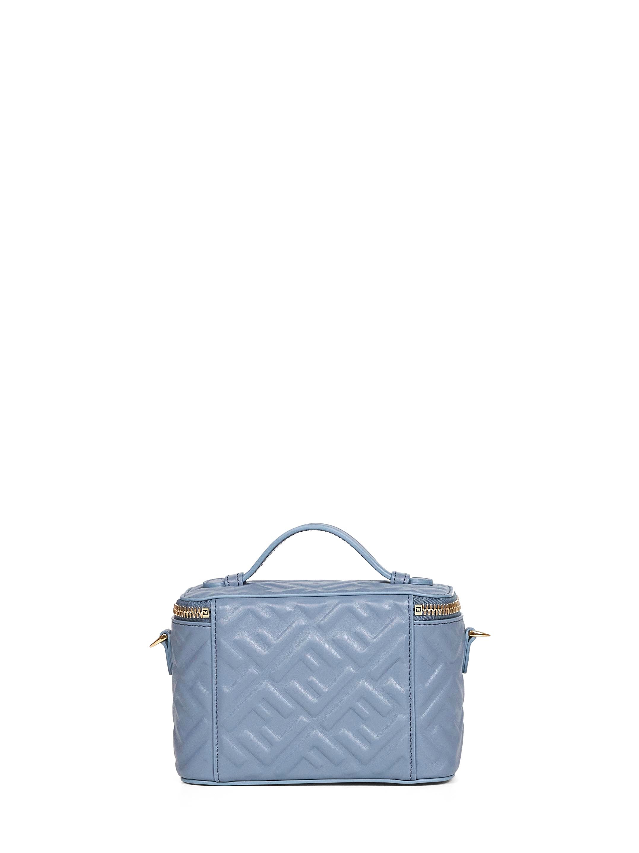 Fendi Women Mercury Blue Fendi Vanity Mini Bag