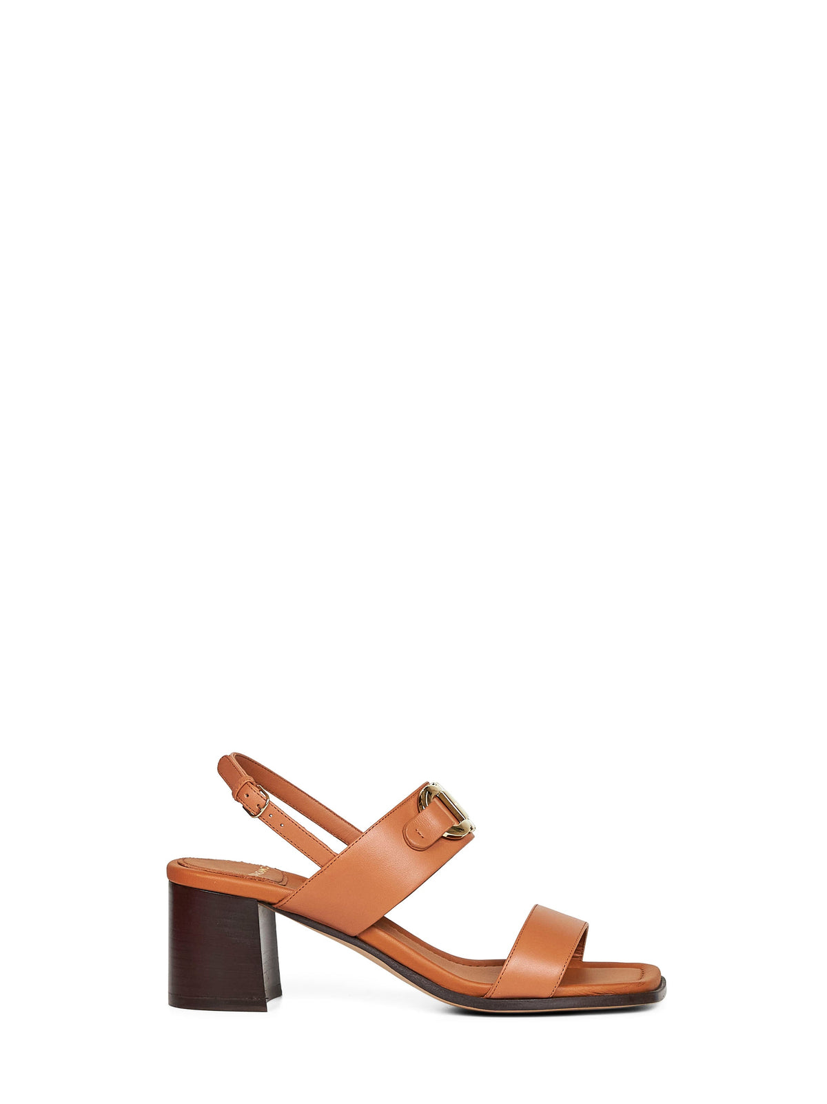 Ferragamo Women Tan Gancini Ornament Sandals