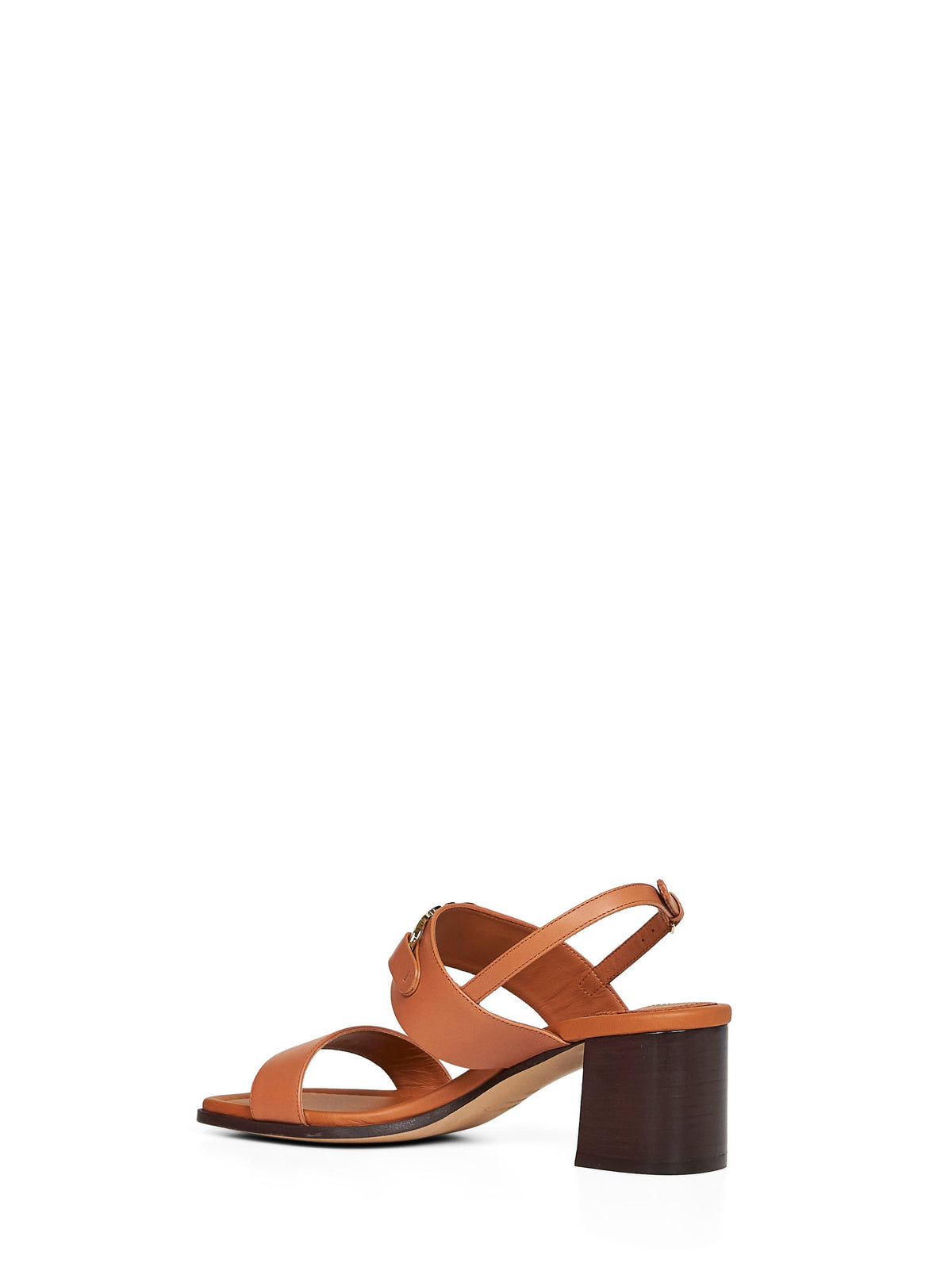 Ferragamo Women Tan Gancini Ornament Sandals