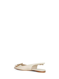 Ferragamo Women Mascarpone Flat Slingbacks With Vara Plate