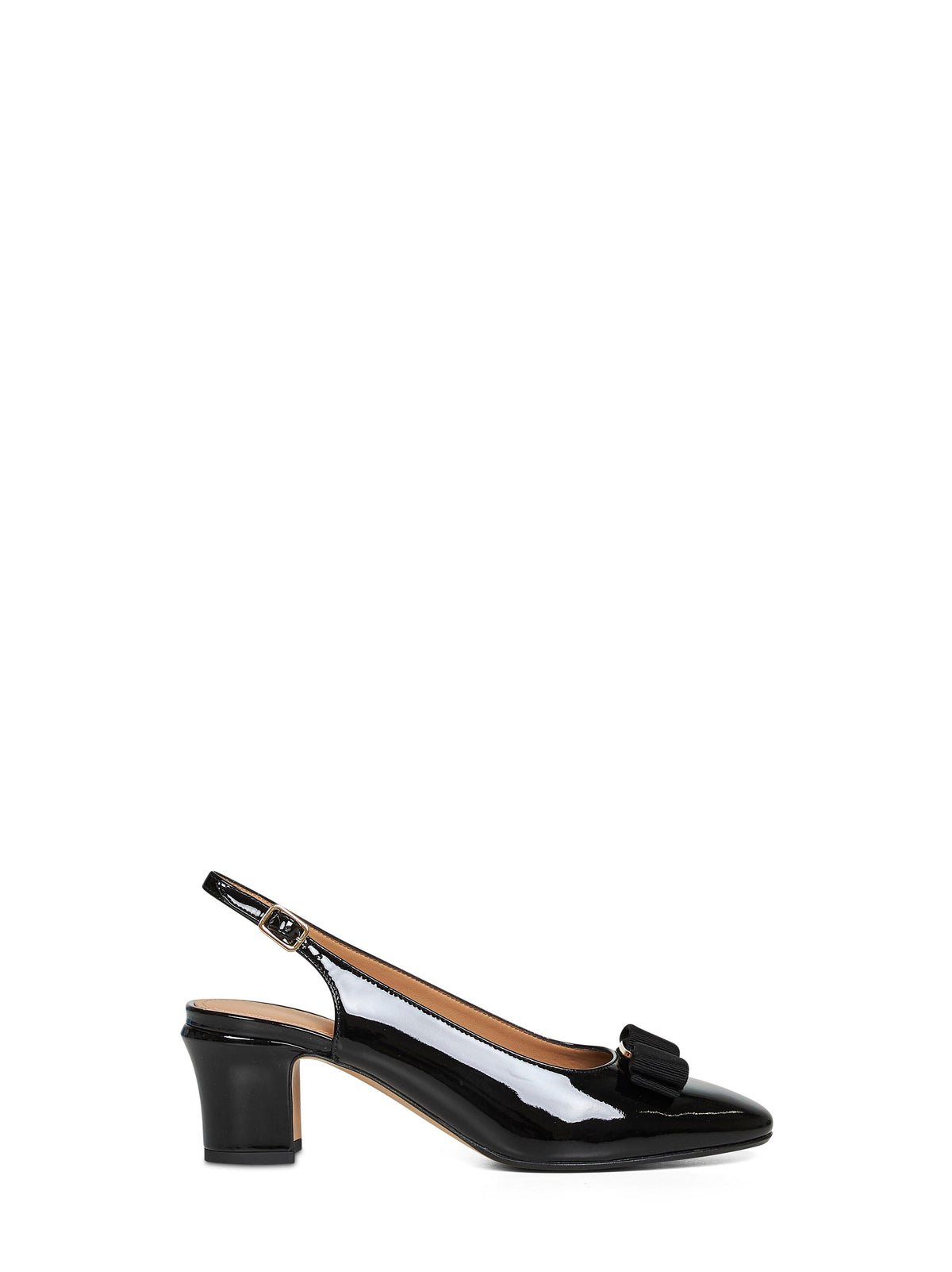 FERRAGAMO Ferragamo Women Black Vara Bow Slingback Pumps