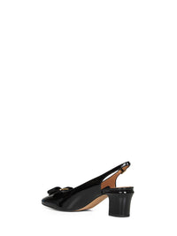 FERRAGAMO Ferragamo Women Black Vara Bow Slingback Pumps