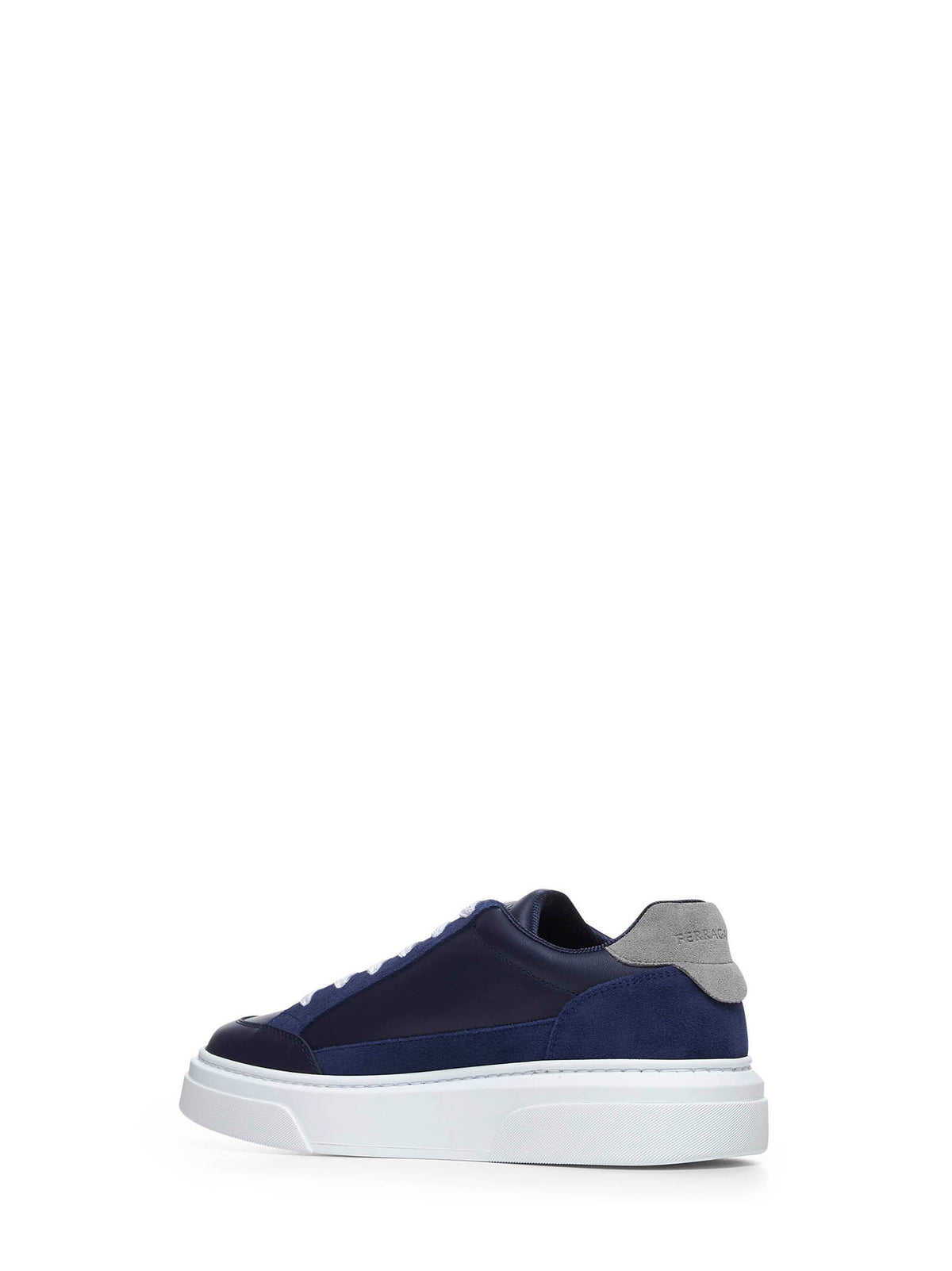 Ferragamo Men Low-Top Sneakers With Gancini
