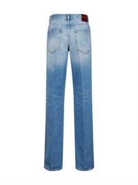 GUCCI Gucci Women Light Blue Flared Cotton Denim Jeans