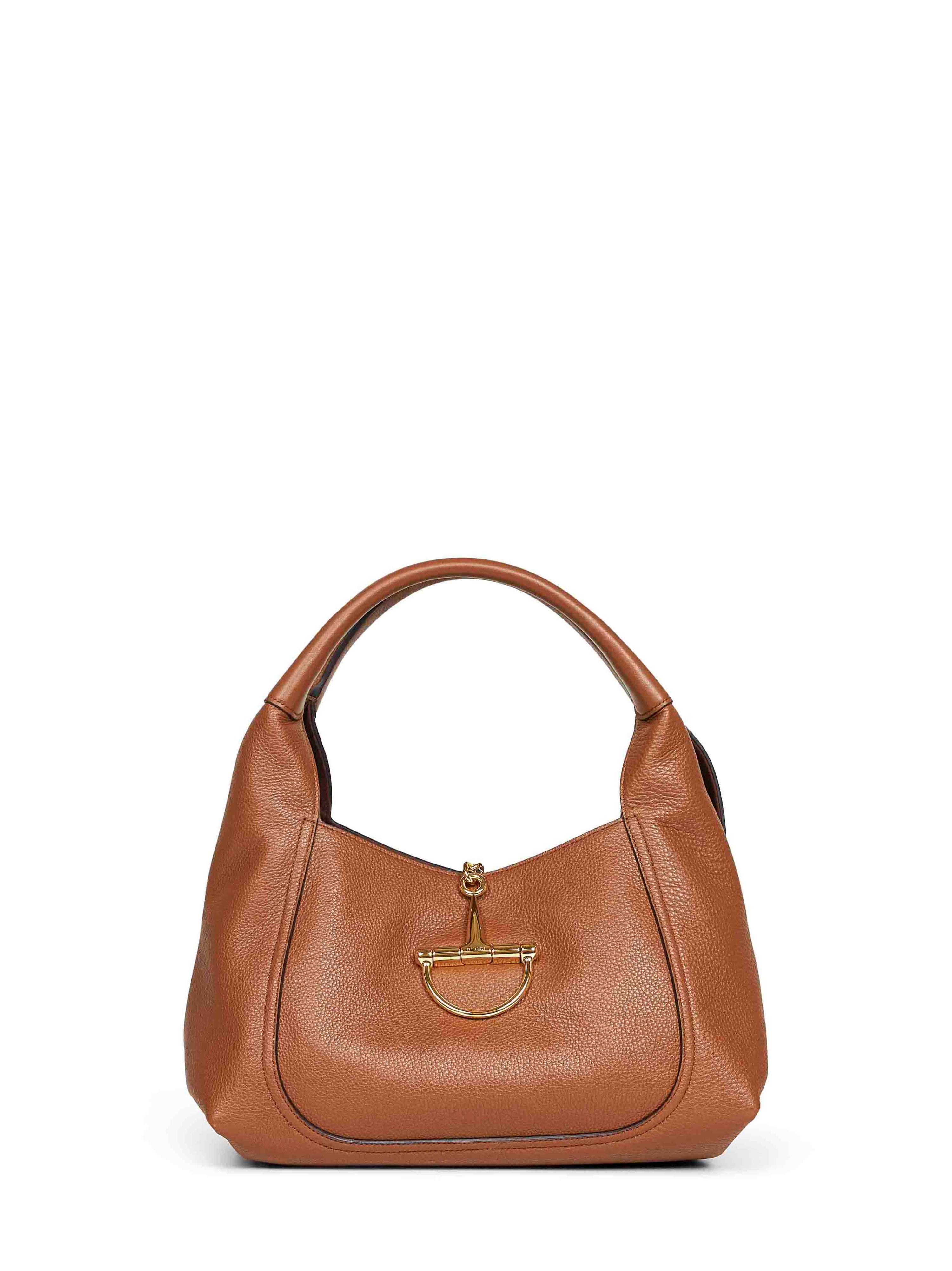Gucci Women Brown Gucci Softbit Shoulder Bag