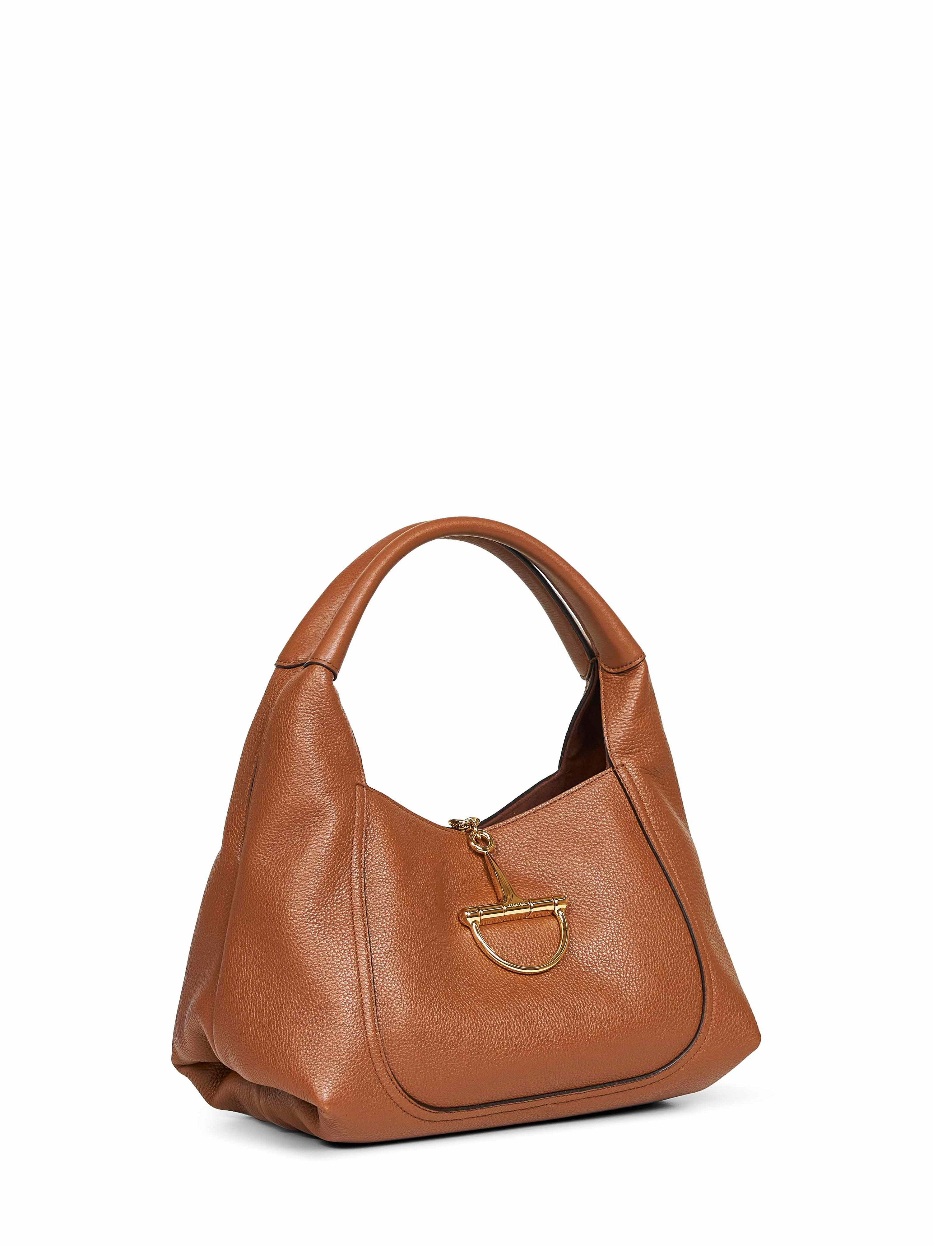 Gucci Women Brown Gucci Softbit Shoulder Bag