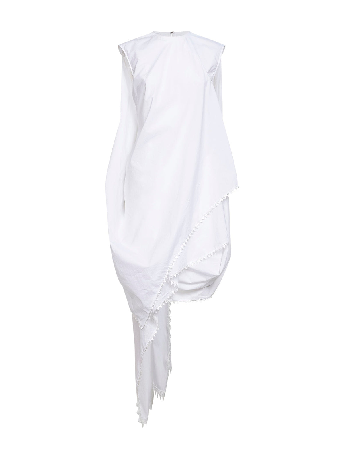 JACQUEMUS Jacquemus Women White The Traversin Layered Mini Dress