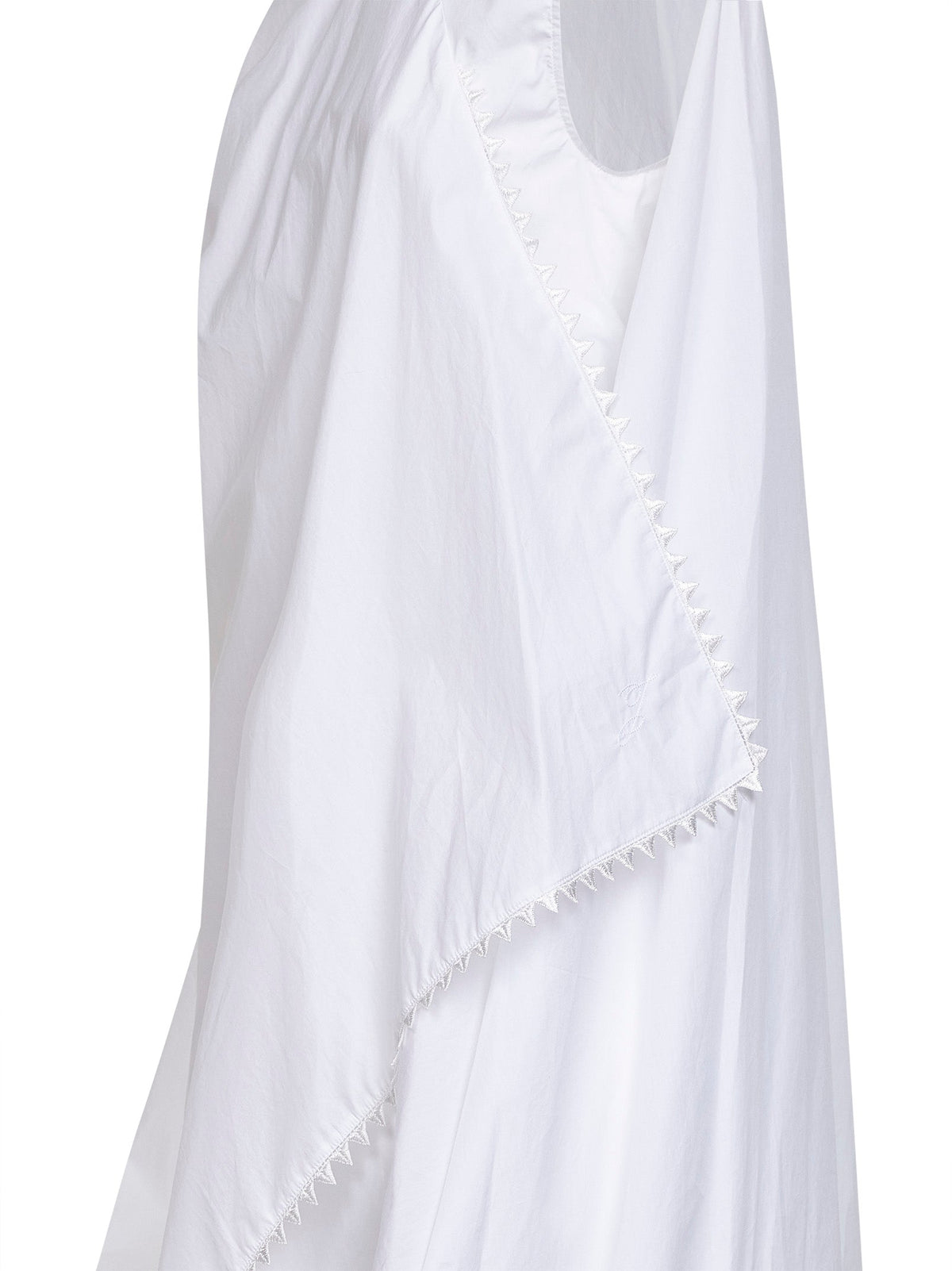 JACQUEMUS Jacquemus Women White The Traversin Layered Mini Dress