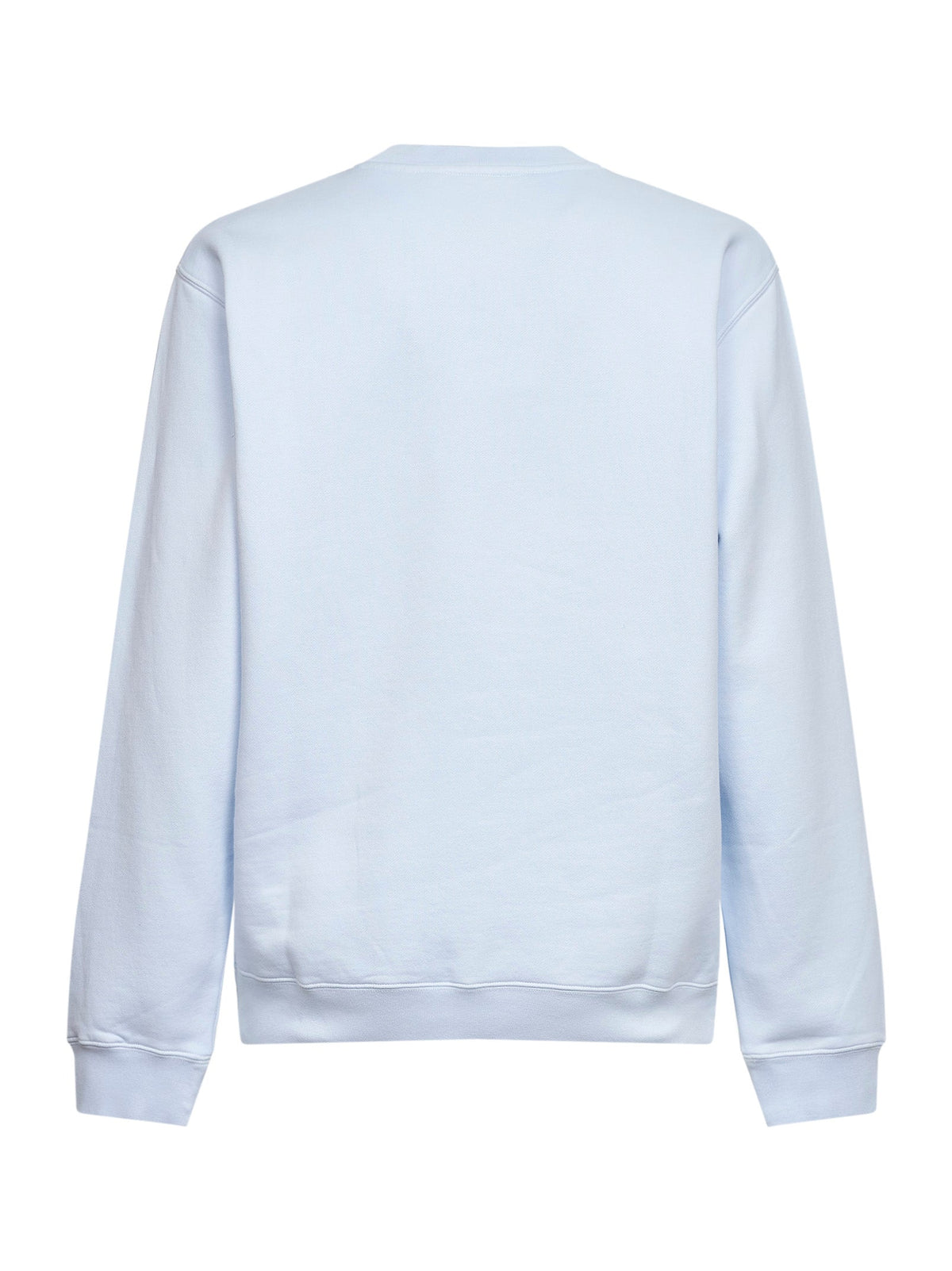 Jacquemus Men Light Blue Organic Cotton Fleece The Gros Grain Sweatshirt