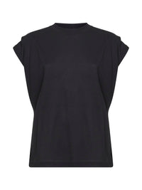 JACQUEMUS Jacquemus Women Black Paper-Effect Jersey The Ventadou Boxy Tank Top
