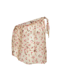 MARANT ETOILE Marant Etoile Women Beige Printed Muslin Loeva One-Shoulder Top