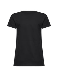 MONCLER Moncler Women Black Cotton Jersey Logo Patch T-Shirt