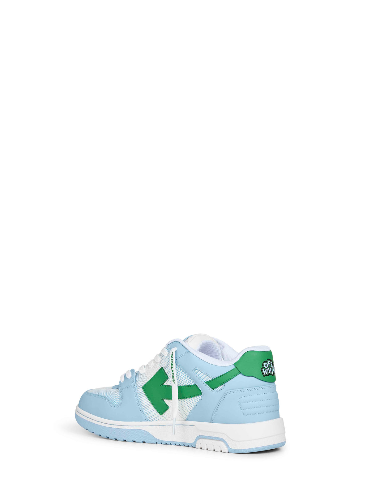 Off White Men Baby Blue And Green Out Off Office Calf Gradient Sneakers