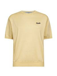 Prada Abbigliamento Women Cream Cotton And Silk Sweater