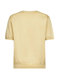 Prada Abbigliamento Women Cream Cotton And Silk Sweater