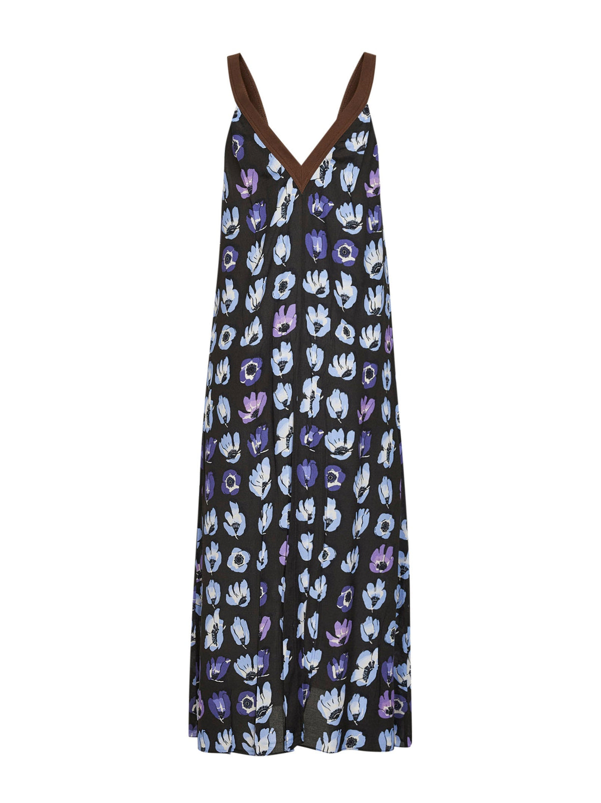 Prada Abbigliamento Women Purple Viscose Printed Midi Dress