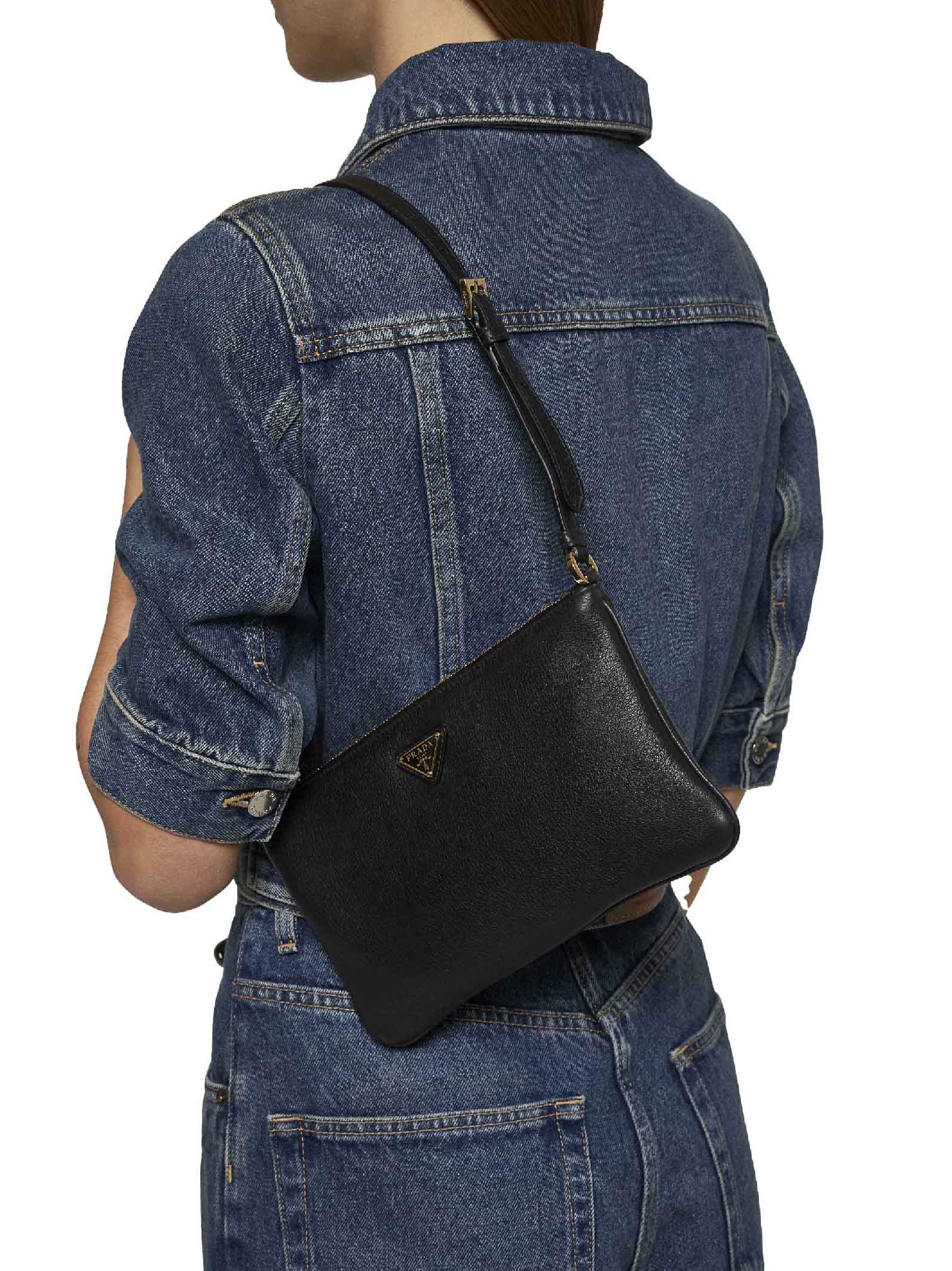 PRADA BORSE Prada Borse Women Black Shoulder Bag