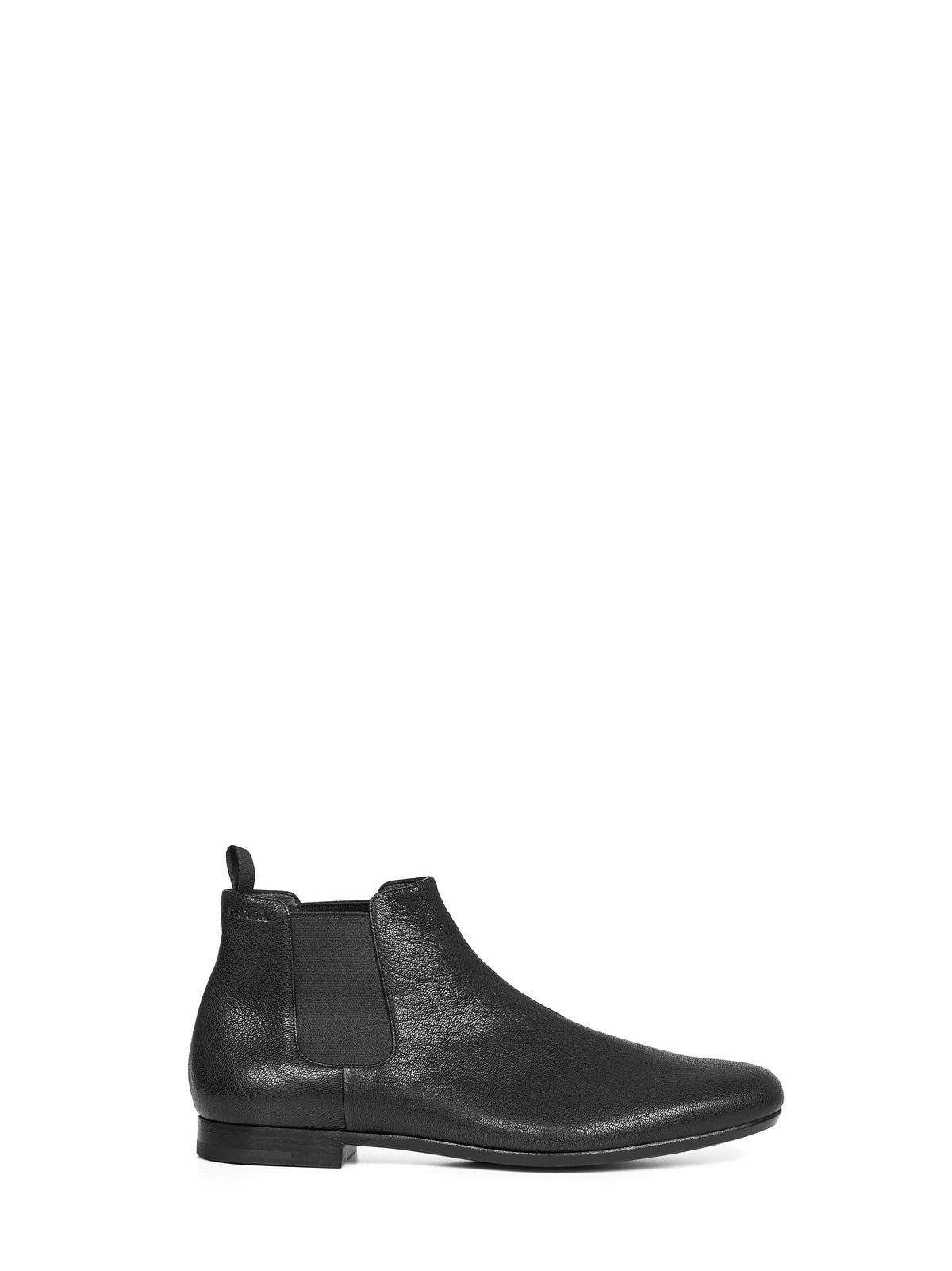 PRADA CALZATURE Prada Calzature Men Black Leather Chelsea Boots