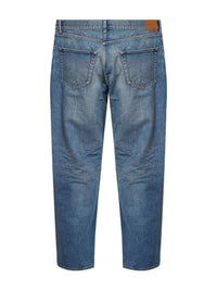 SAINT LAURENT Saint Laurent Men Blue Cotton Denim Mick Long Jeans