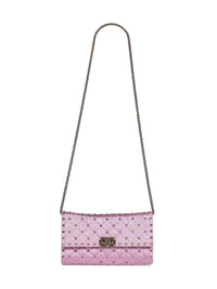 VALENTINO GARAVANI Valentino Garavani Women Rhododendron Pink Valentino Garavani Rockstud Spike Crossbody Bag
