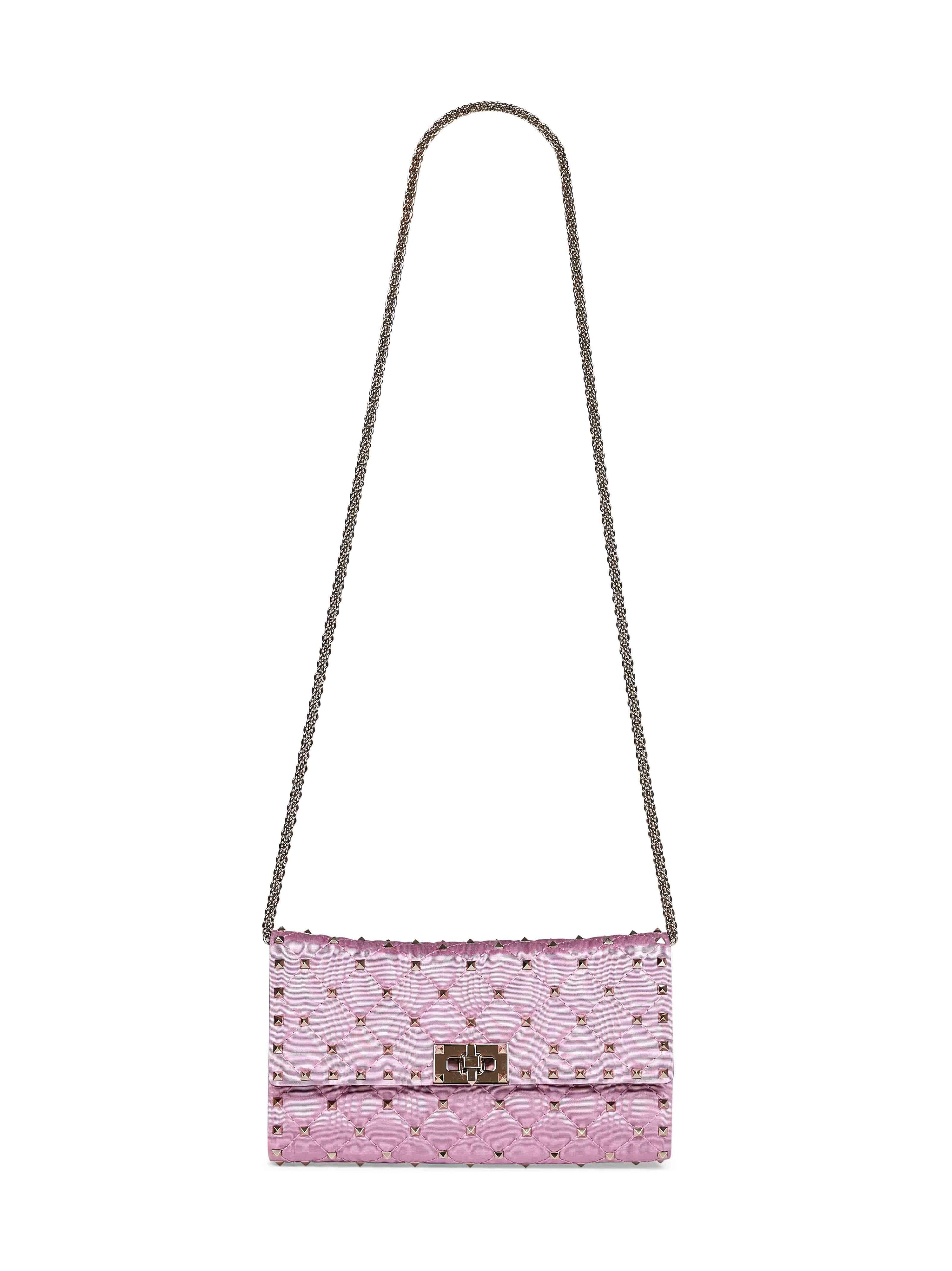 VALENTINO GARAVANI Valentino Garavani Women Rhododendron Pink Valentino Garavani Rockstud Spike Crossbody Bag