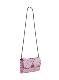 VALENTINO GARAVANI Valentino Garavani Women Rhododendron Pink Valentino Garavani Rockstud Spike Crossbody Bag