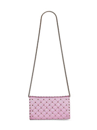VALENTINO GARAVANI Valentino Garavani Women Rhododendron Pink Valentino Garavani Rockstud Spike Crossbody Bag