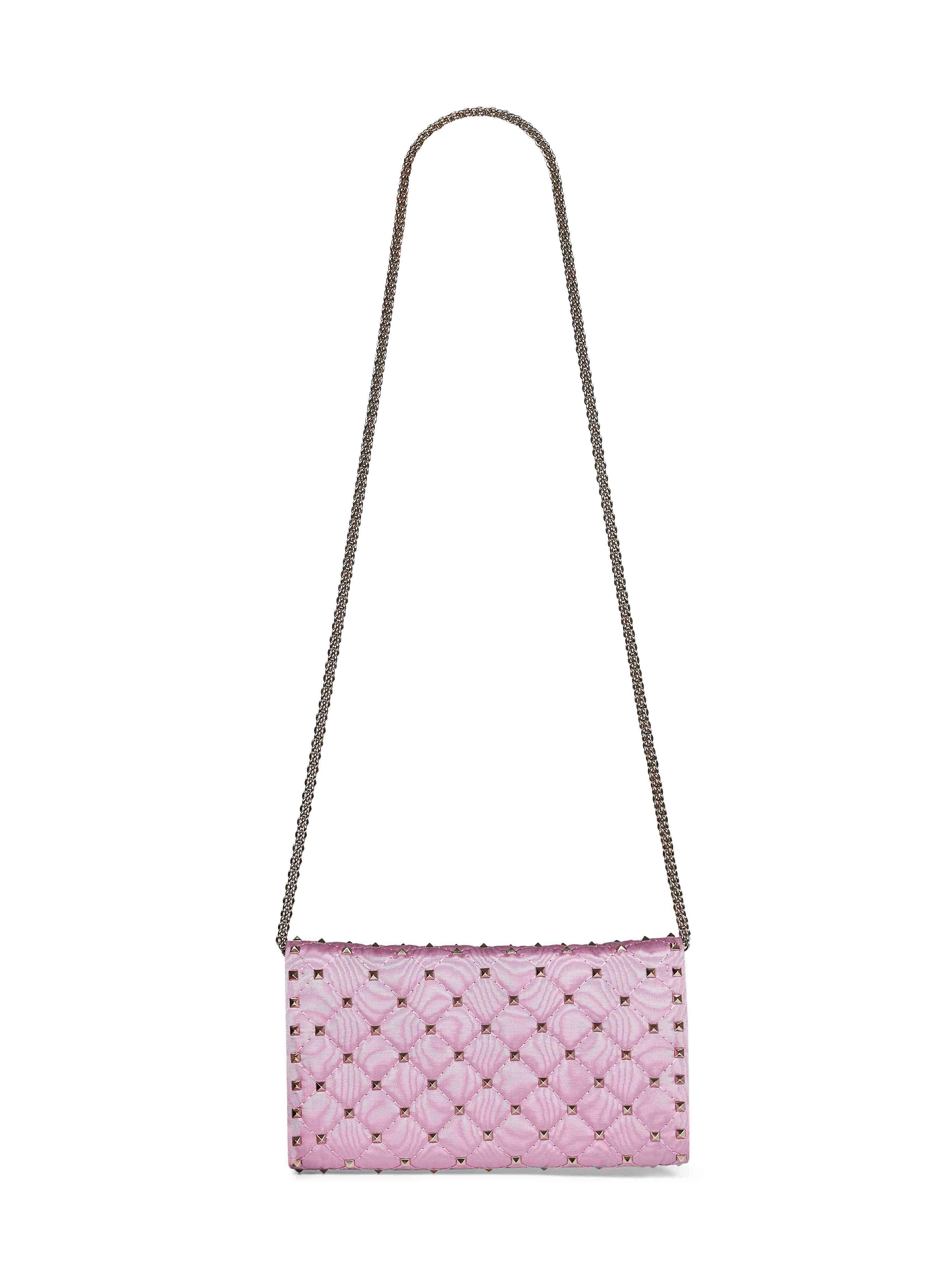 VALENTINO GARAVANI Valentino Garavani Women Rhododendron Pink Valentino Garavani Rockstud Spike Crossbody Bag