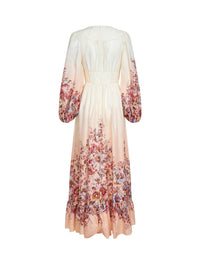 ZIMMERMANN Zimmermann Women Floral-Print Ivory Cotton Awaken Maxi Dress