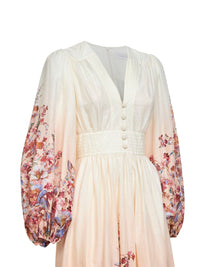 ZIMMERMANN Zimmermann Women Floral-Print Ivory Cotton Awaken Maxi Dress